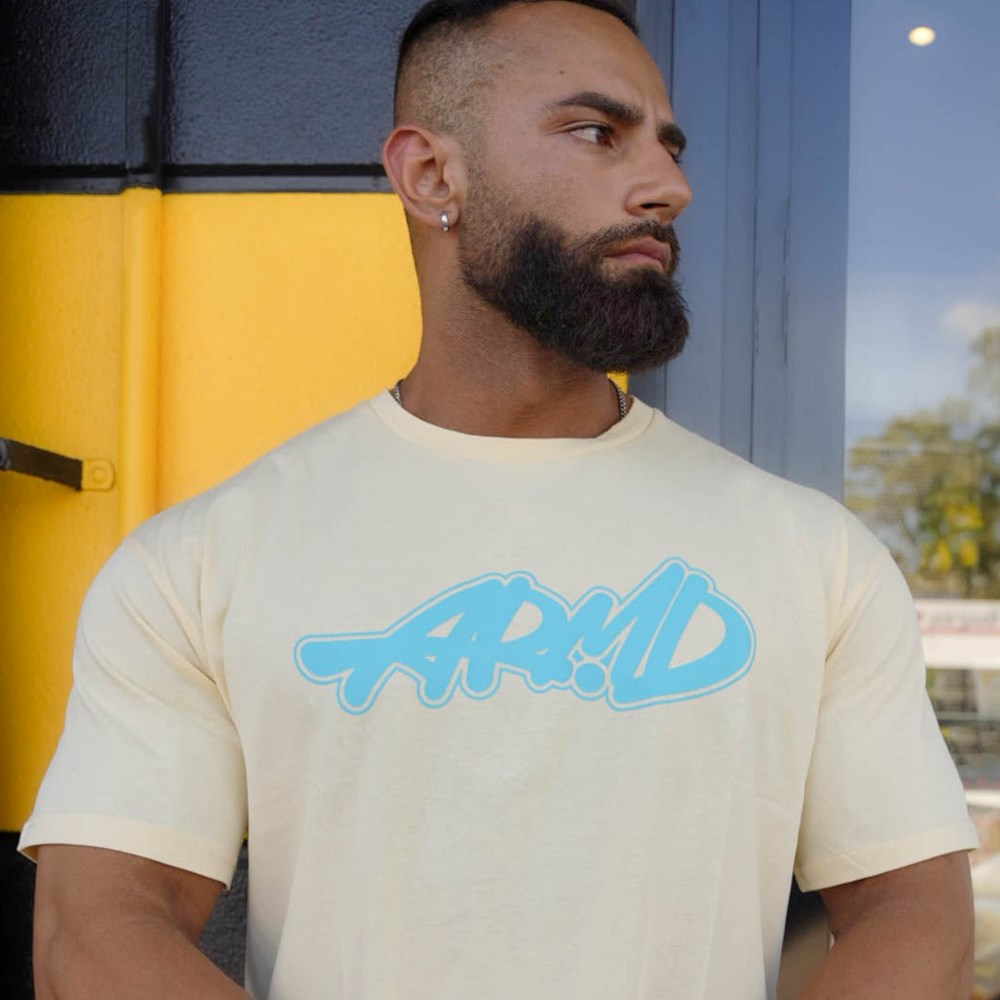 ARMD Blue Logo Butter T-Shirt