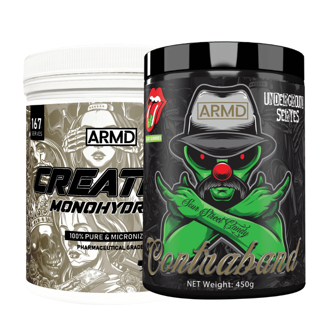 Bulk or Bust Contraband + 500g Creatine Value Pack