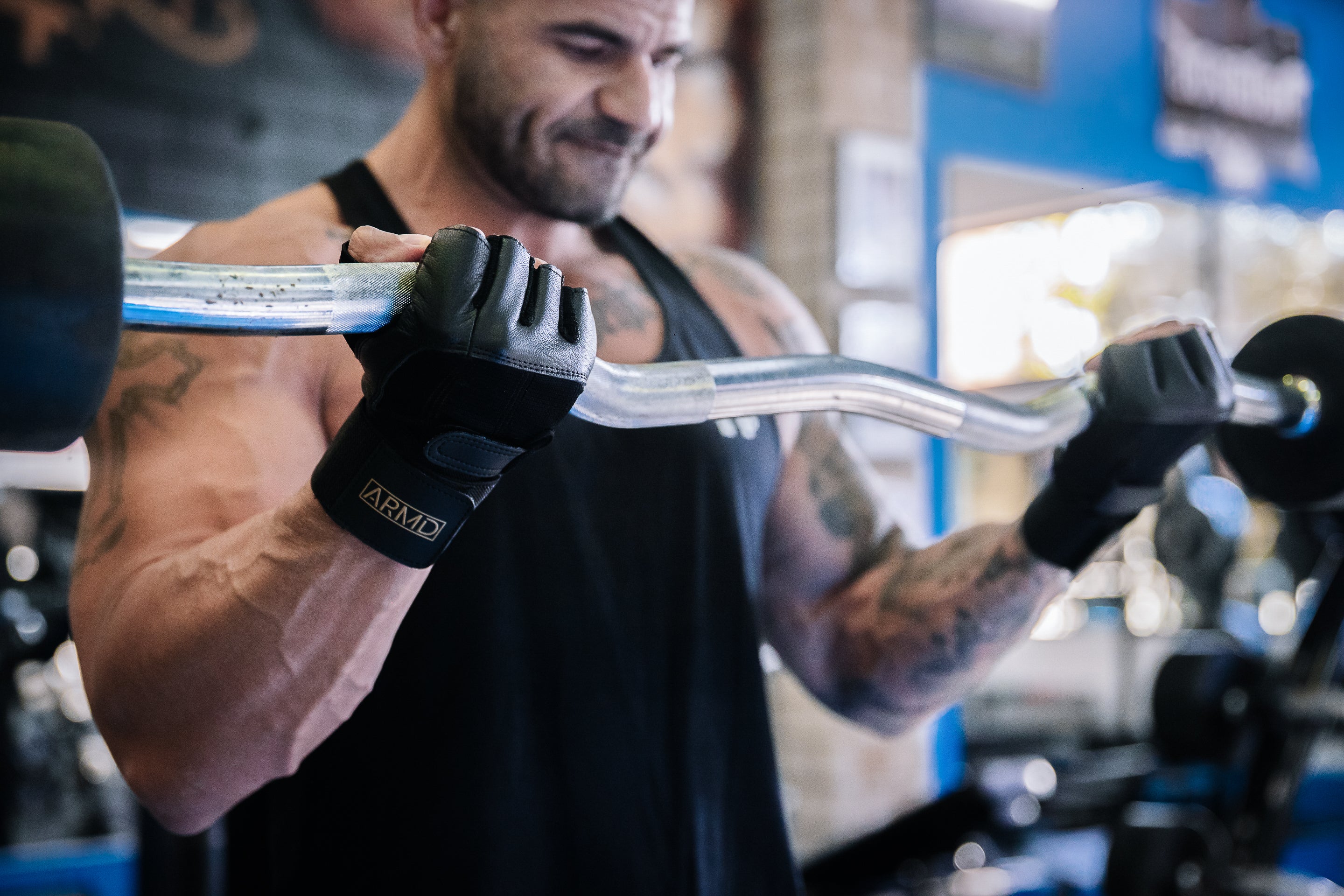 ARMD Leather Weight Lifting Gloves With Wrist Support - ARMD HQ