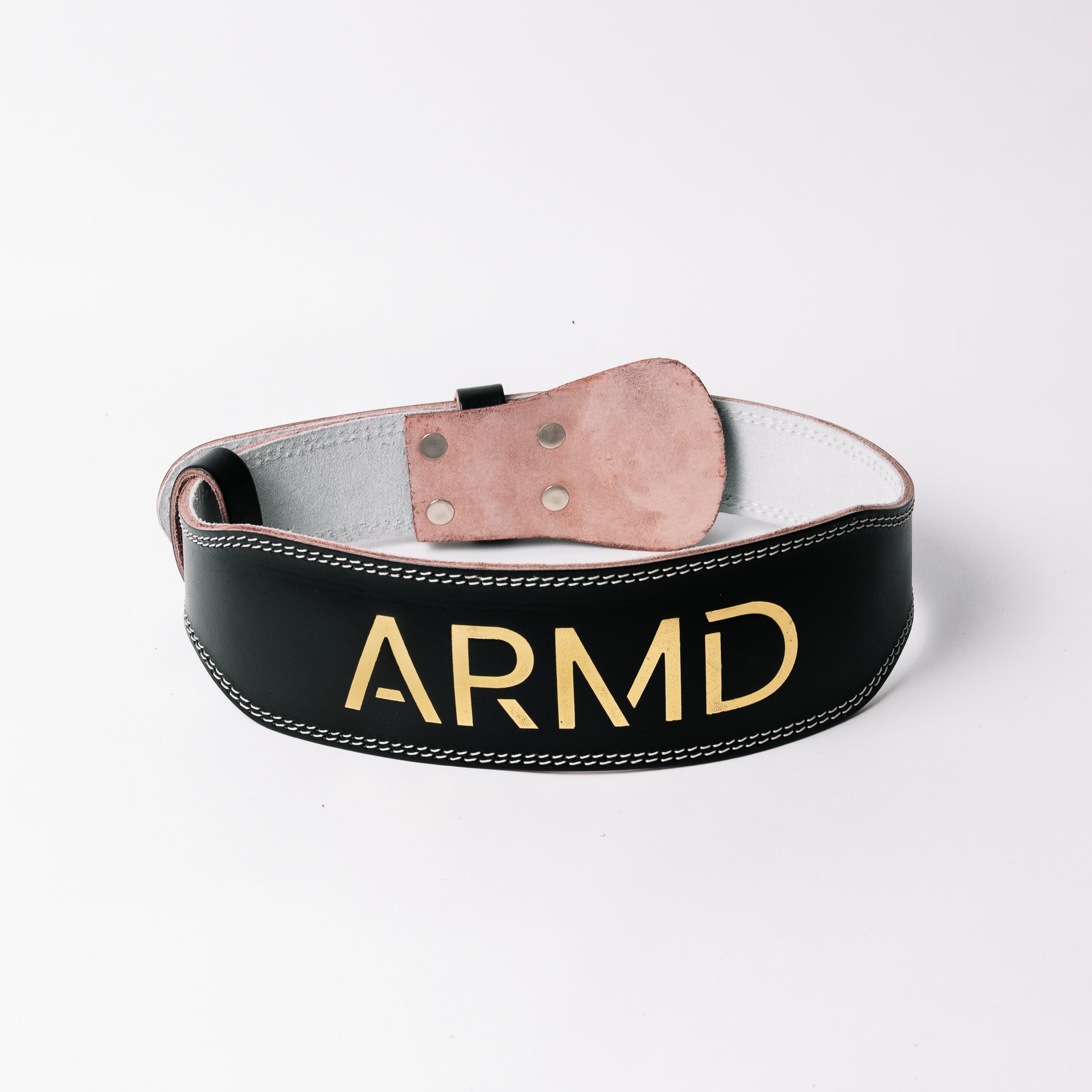 ARMD 4" Leather Weight Lifting Belt - ARMD HQ