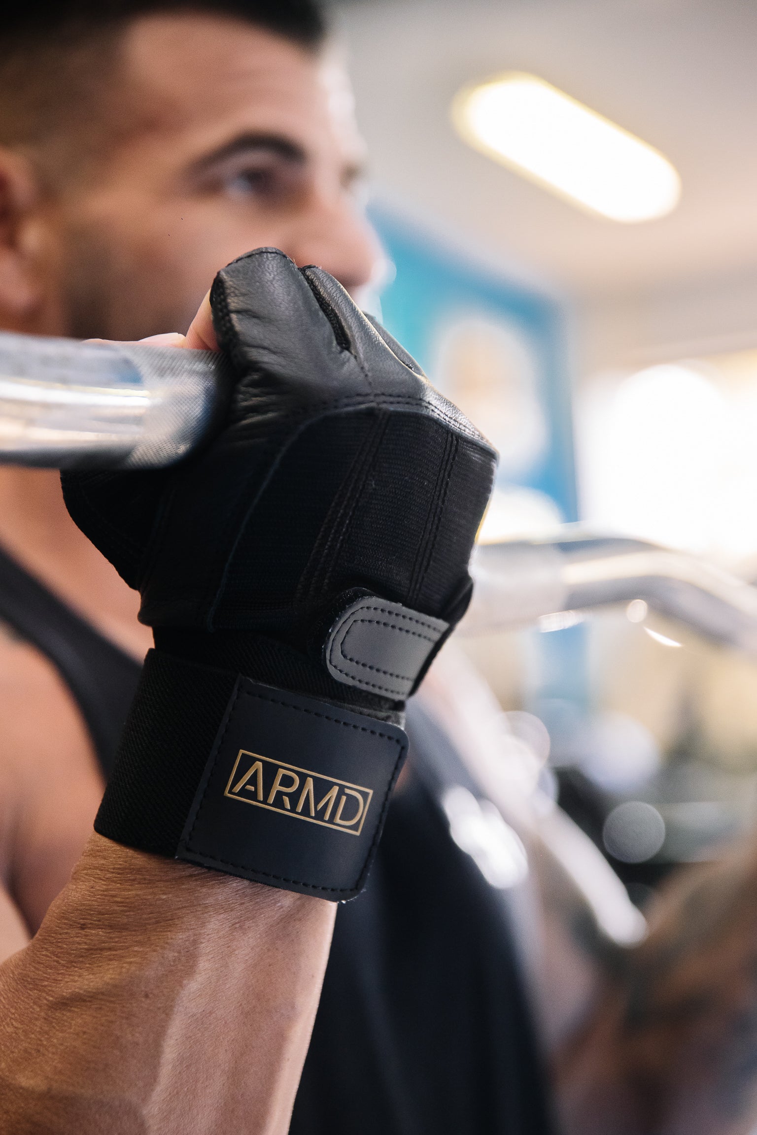 ARMD Leather Weight Lifting Gloves With Wrist Support - ARMD HQ