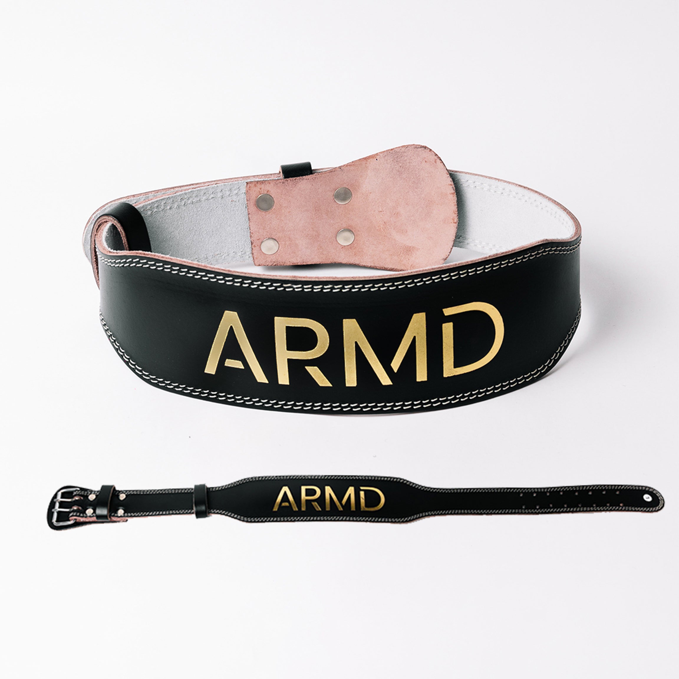 ARMD 4" Leather Weight Lifting Belt - ARMD HQ